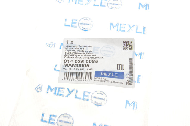 Buje de mangueta trasera 140350085 Meyle