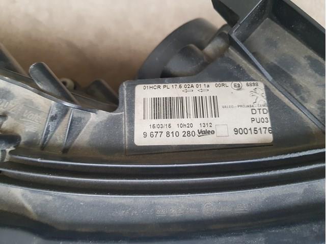 Faro derecho Peugeot/Citroen 9677810280 precio, desde 351,22 EUR