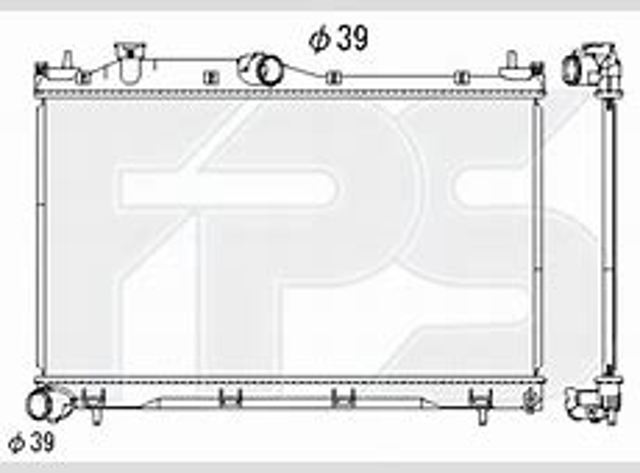 FP67A876 FPS Refrigeración del motor