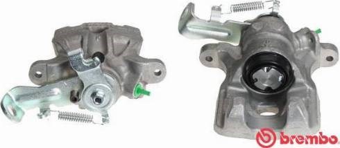 F 49 129 Brembo pinza de freno trasero derecho