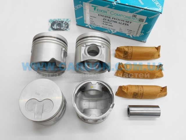 42657-050 Teikin juego de piston para motor, 2da reparación (+ 0,50)