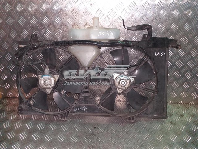 L51015025C Mazda difusor de radiador, ventilador de refrigeración, condensador del aire acondicionado, completo con motor y rodete