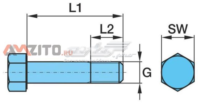 0334014190 BPW Tornillo (tuerca) de sujeción