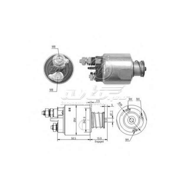 ZM1495 ZM interruptor magnético, estárter