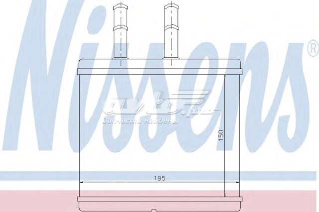 Radiador de calefacción NISSENS 76504