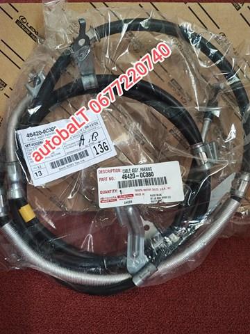 464200C070 Toyota cable de freno de mano trasero izquierdo