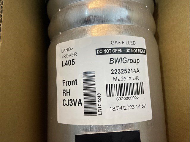 LR102248 Land Rover Amortiguador eje delantero derecha