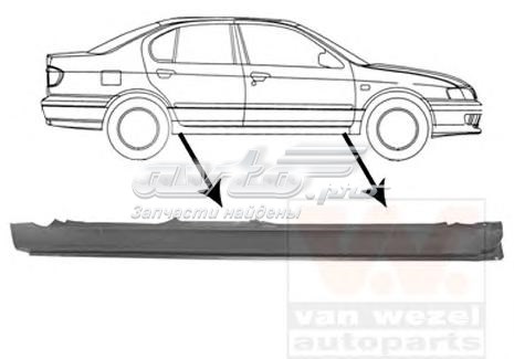 Chapa de acceso derecha Nissan Primera (P11)