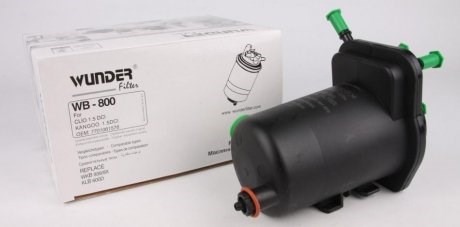 Filtro de combustible WB800 Wunder