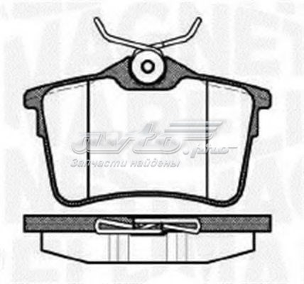 Pastillas de freno traseras MAGNETI MARELLI 363916060171