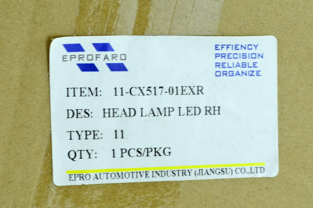 KB8P51031E Mazda Luz derecha