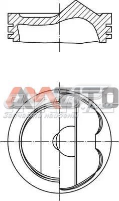 Pistón 028PI00125000 Mahle Original
