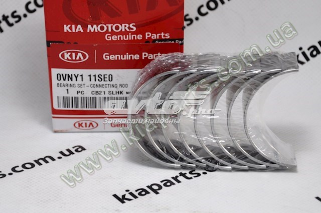 0VNY111SE0 Hyundai/Kia juego de cojinetes de biela, estándar (std)