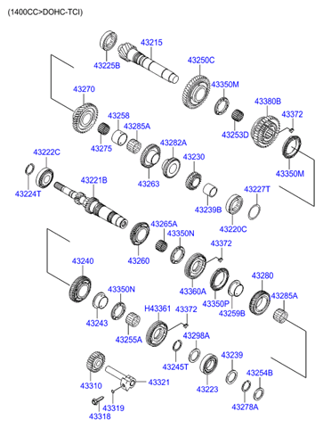 4338032000 Hyundai/Kia