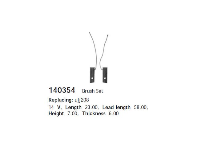 Escobillas alternador Cargo 140354 precio, desde 1,02 EUR