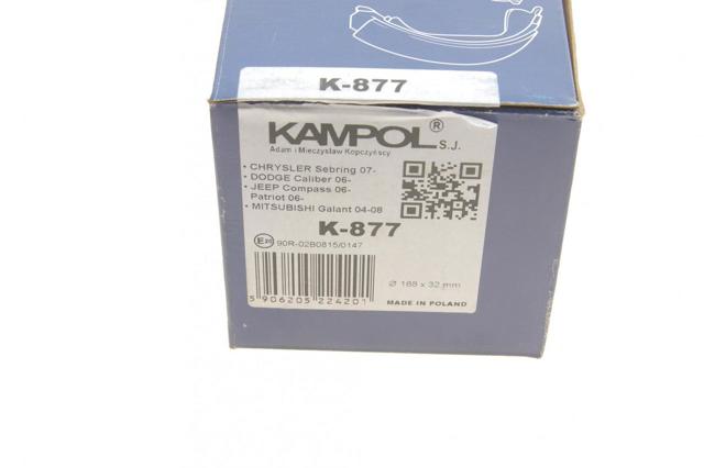 Zapatas de freno de mano Kampol K877 precio, desde 26,59 EUR