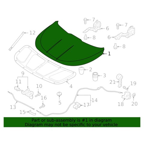 Capó del motor Hyundai/Kia 66400AT000 precio, desde 1784,51 EUR