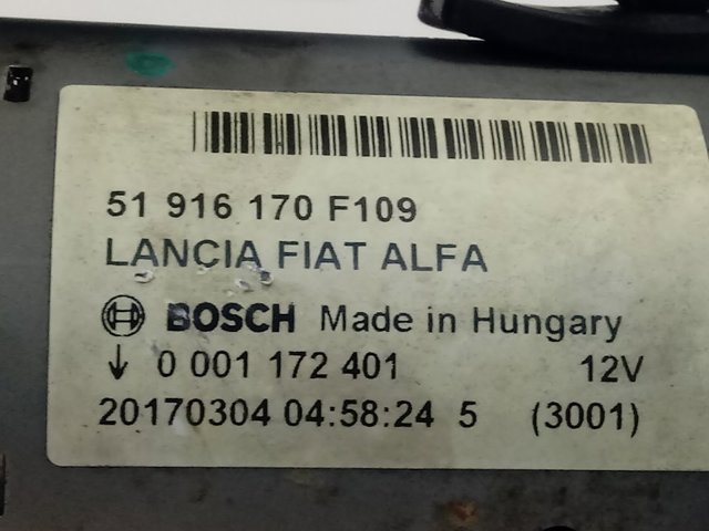 51916170F109 Fiat/Alfa/Lancia 