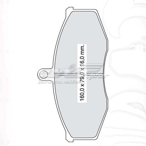 D531SM Dafmi pastillas de freno delanteras