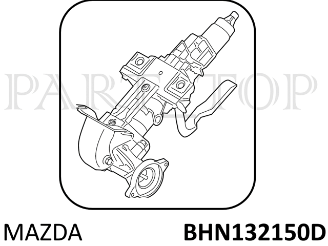 BHN132150D Mazda Columna de volante