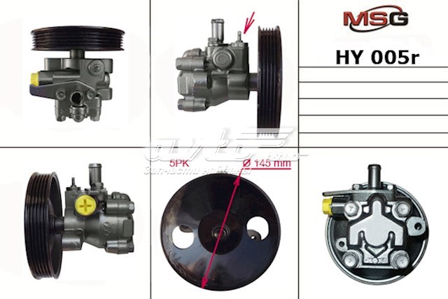 HY005R MSG bomba hidráulica de dirección