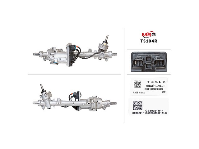 TS104R MSG Rebuilding cremallera de dirección