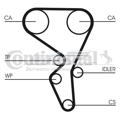 CT1065WP1 Continental/Siemens kit correa de distribución