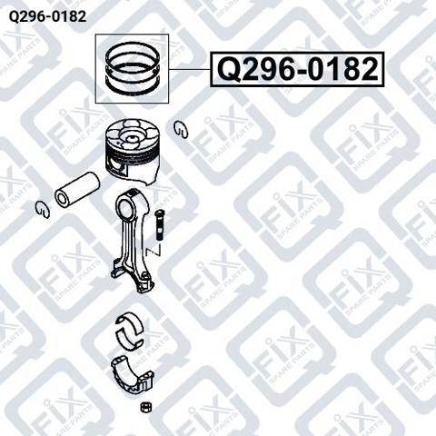 Comprar 121087001200 NE/NPR Juego de anillos de pistón, motor, STD