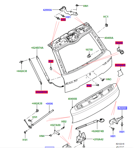 LR036598 Land Rover