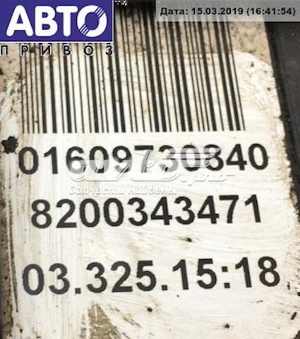 Módulo del freno de estacionamiento electromecánico Renault (RVI) 8200343471 precio, desde 172,79 EUR