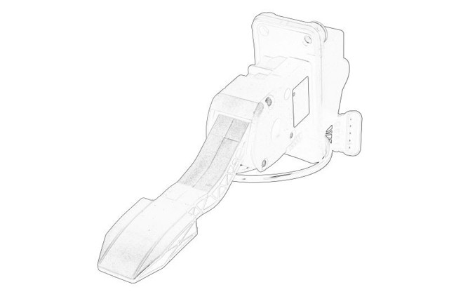 5801331271 Iveco Pedal de aceleracion