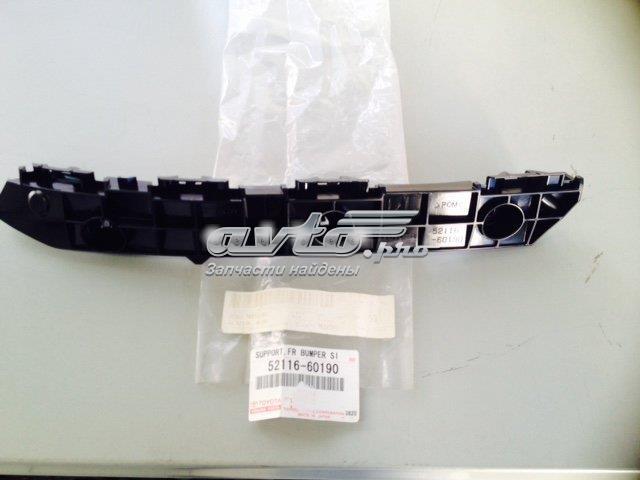 5211660190 Toyota Soporte de parachoques delantero izquierdo