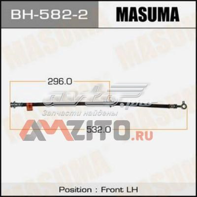 BH5822 Masuma tubo flexible de frenos delantero izquierdo