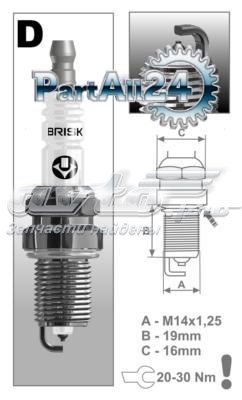 Bujías Brisk DR15YP precio, desde 14,46 EUR