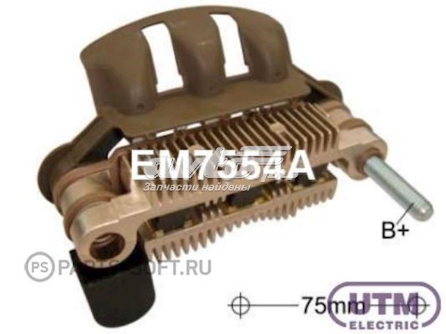 EM7554A UTM alternador diodo puente rectificador