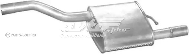 Comprar 08389 Polmostrow Silenciador trasero