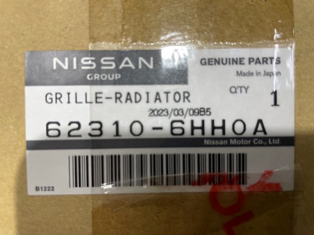 Parrilla 623106HH0A Nissan/Infiniti