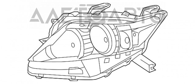 Comprar Faro derecho Lexus RX 270/350/450H AGL10, GGL15, GYL15