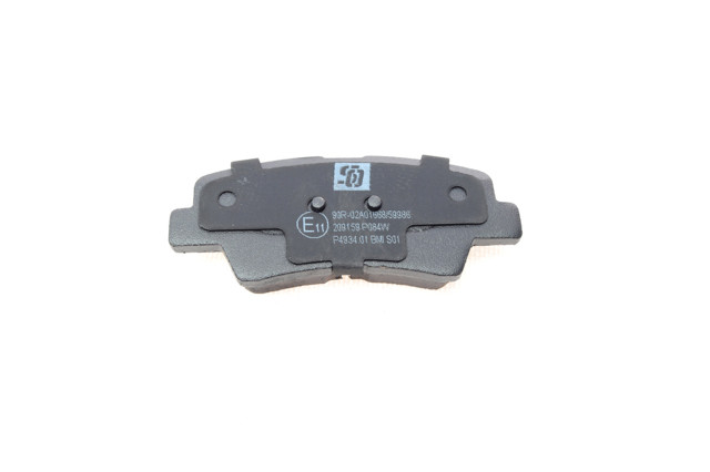 Pastillas de freno traseras 209159 Solgy
