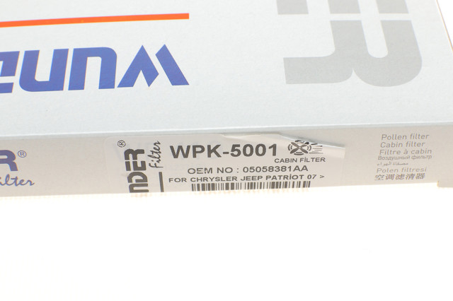 Comprar WPK5001 Wunder Filtro de aire del habitáculo