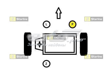 S SM 0288 Starline soporte de motor derecho