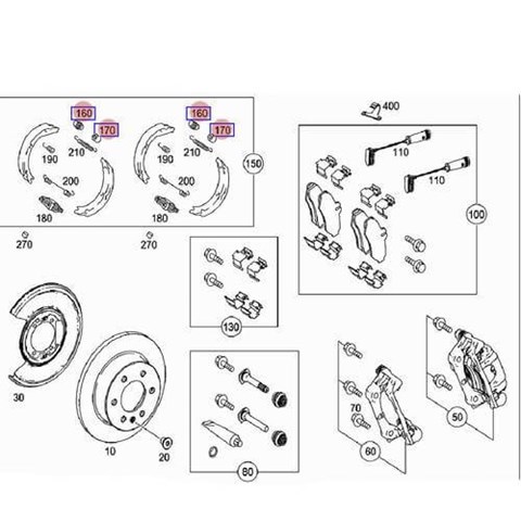 Kit de reparación, pinza de freno trasero BSG BSG60260005 precio, desde 10,70 EUR