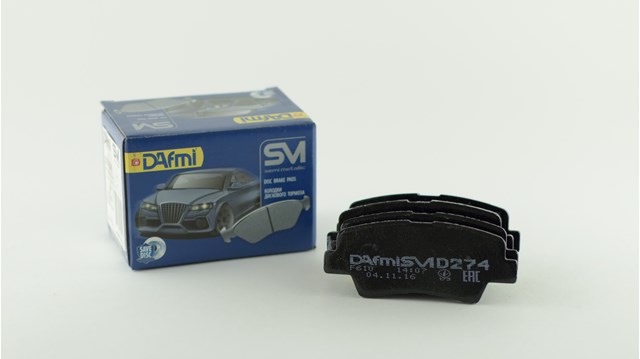 Pastillas de freno traseras de disco DAFMI D274SM