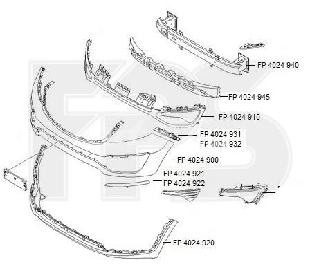 Comprar FP4024901 FPS Defensa delantera