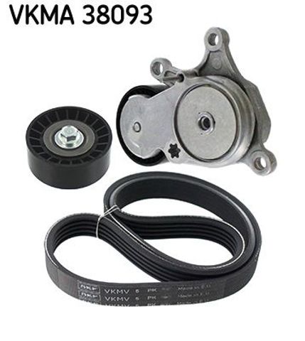 VKMA 38093 SKF correa de transmision, juego completo