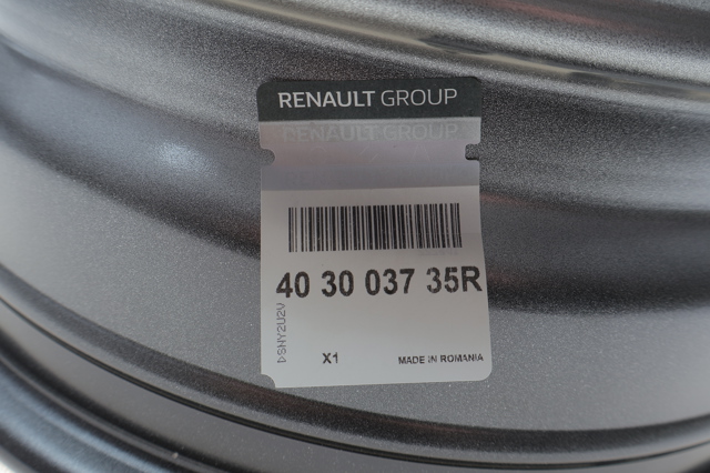 Llantas de acero (Estampado) 403003735R Renault (RVI)
