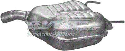 Silenciador trasero Polmostrow 17618 precio, desde 106,55 EUR