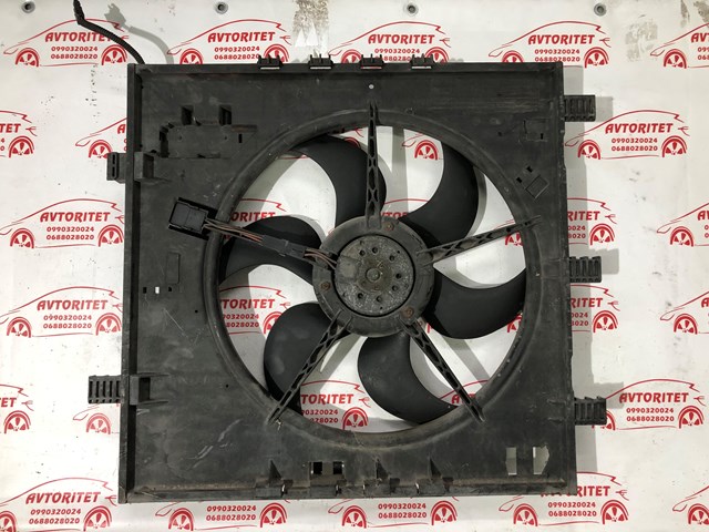 Difusor de radiador, ventilador de refrigeración, condensador del aire acondicionado, completo con motor y rodete Mercedes Vito (638)