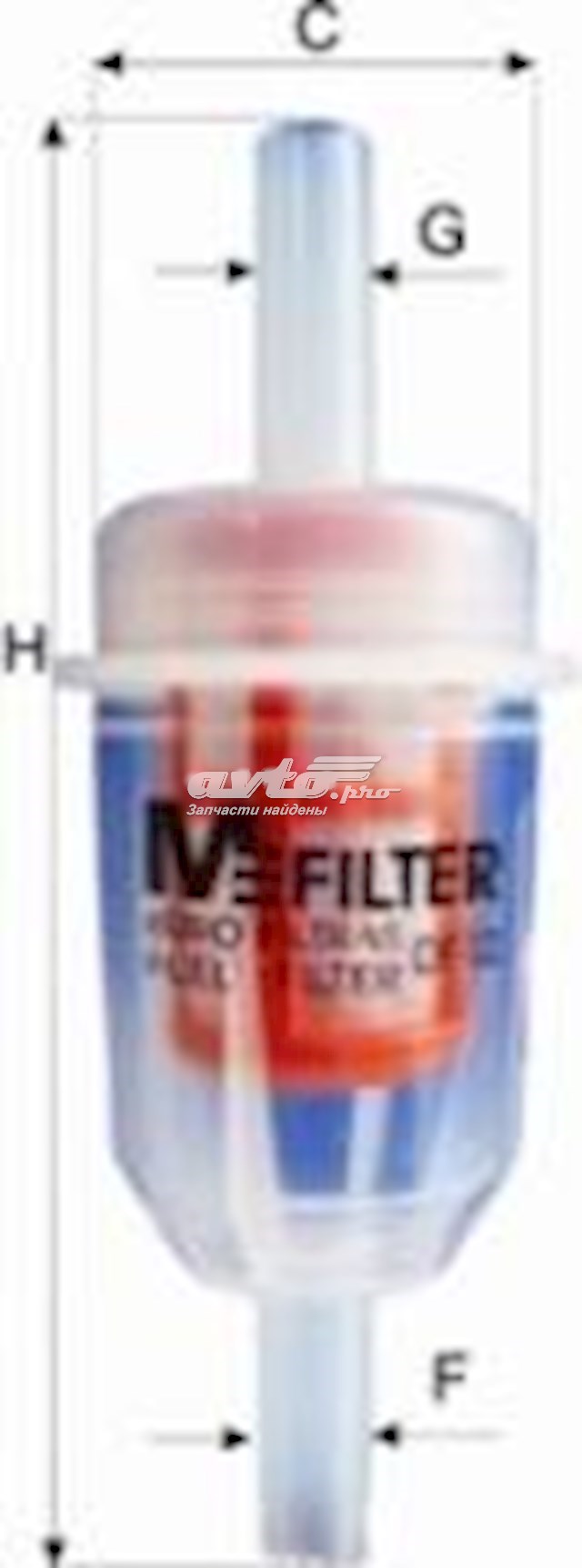 Filtro combustible MFILTER DF12