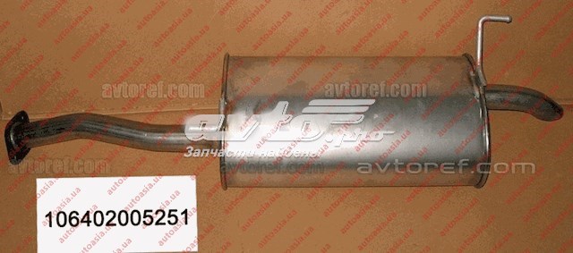 Silenciador trasero Geely CK I sedán (2005 - 2008) precio, desde 38,70 EUR
